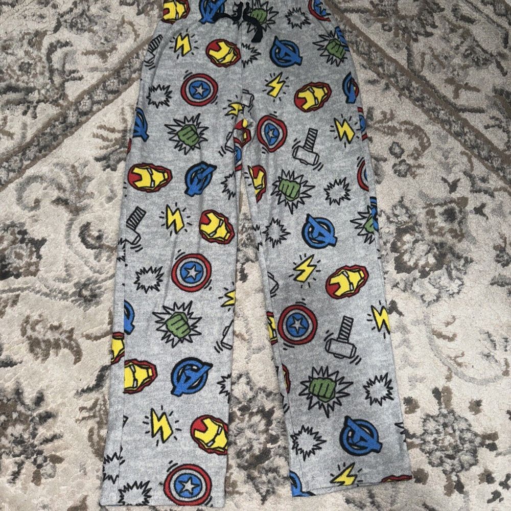 Marvel Kids Marvel Avengers Assemble Boys Hulk‎ And Captain America Pajama Pants